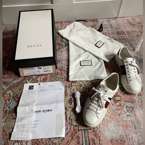 Men’s Gucci Ace Sneakers.